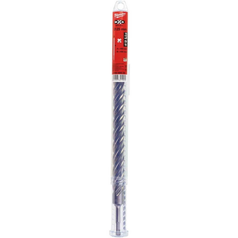 Бур Milwaukee SDS-PLUS MX4 Ø25x450х400 мм (4932356509)