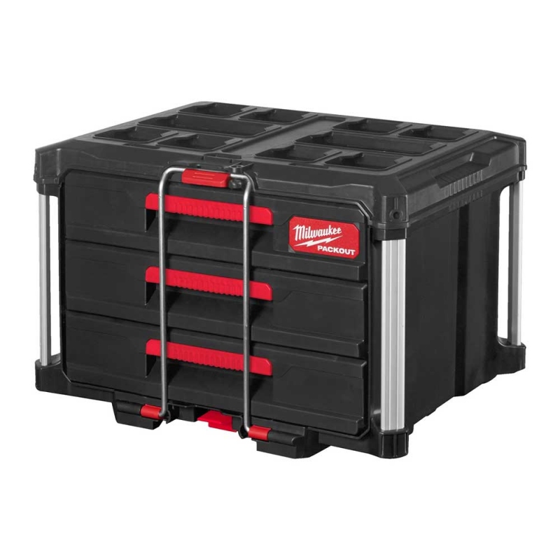 Ящик Milwaukee Packout з 3-ма висувними відсіками (4932472130)