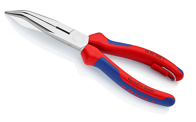 Плоские круглогубцы с режущими кромками, 200 мм Knipex 26 25 200 T