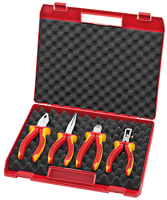 Чемодан с электроизолированными инструментами Knipex, 00 20 15