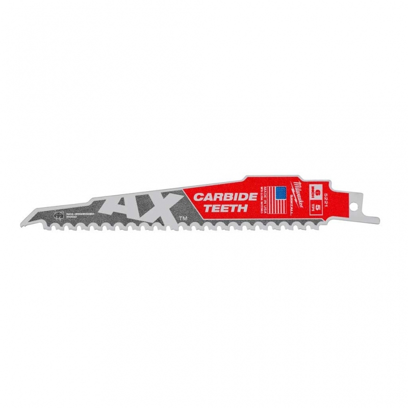 Полотно для шабельної пилки Milwaukee TСT AX 150х5 мм 5 шт (48005521)