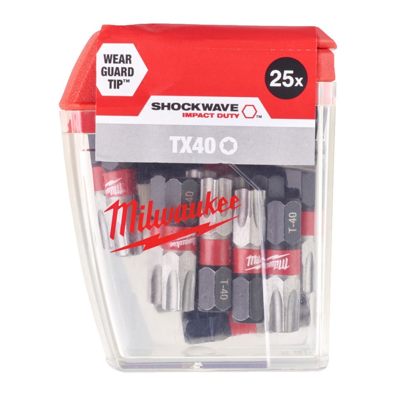 Біта Milwaukee Shockwave TX40 X 25 мм - 25 шт (4932430889)