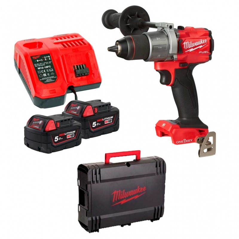 Акумуляторний ударний дриль-шурупокрут Milwaukee M18 ONEPD2-502X (4933464527)