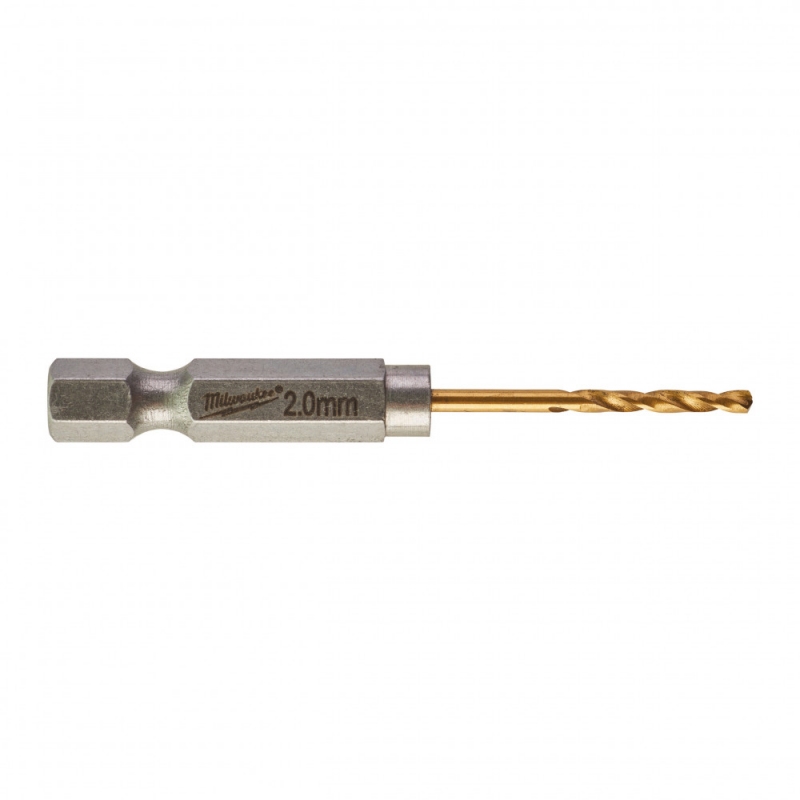Свердло по металу Milwaukee RedHEX HSS-G TiN, Ø2 мм, 2 шт (48894703)