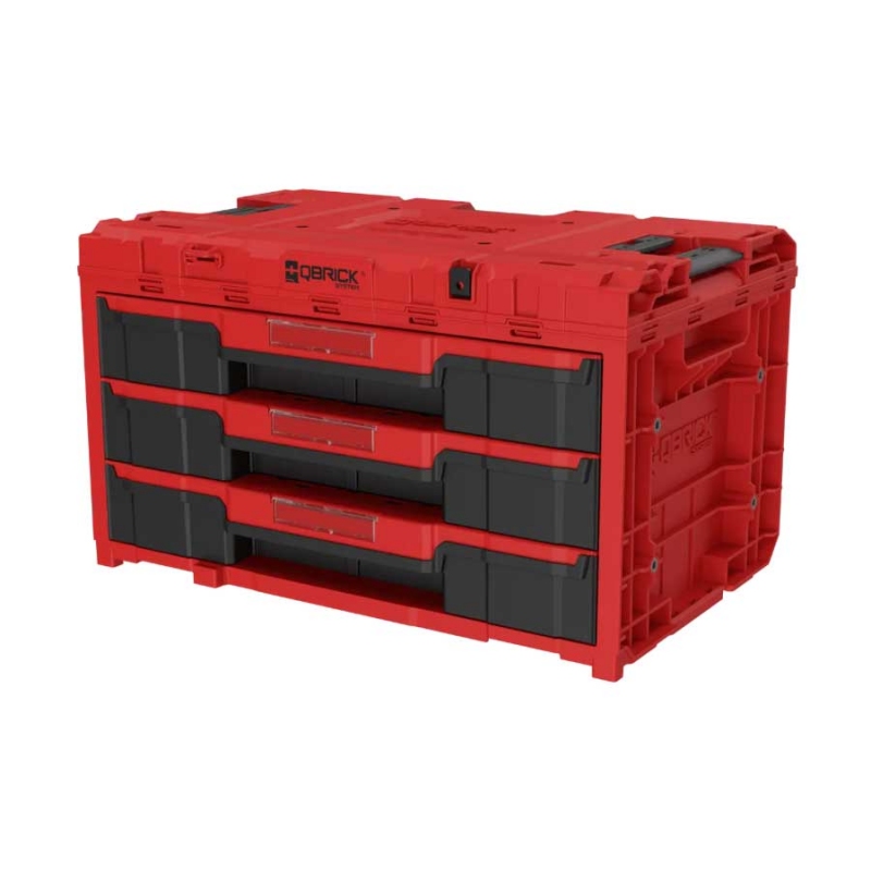 Ящик для інструментів Qbrick System ONE 2.0 DRAWER 3 TOOLBOX EXPERT RED Ultra HD Custom