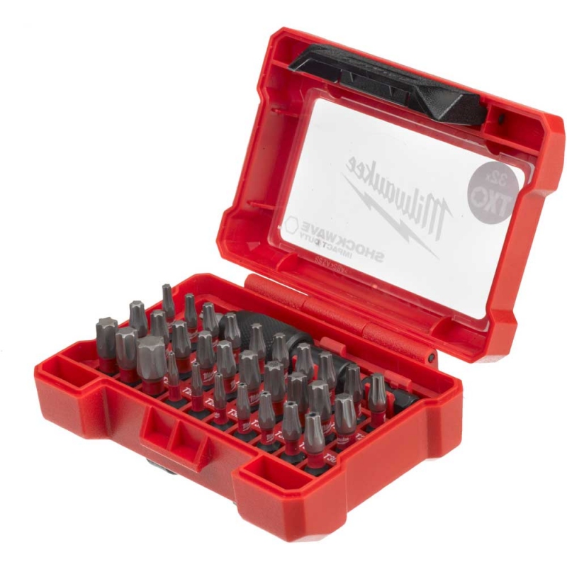 Набір біт Milwaukee Shockwave TORX 32 шт (4932471586)