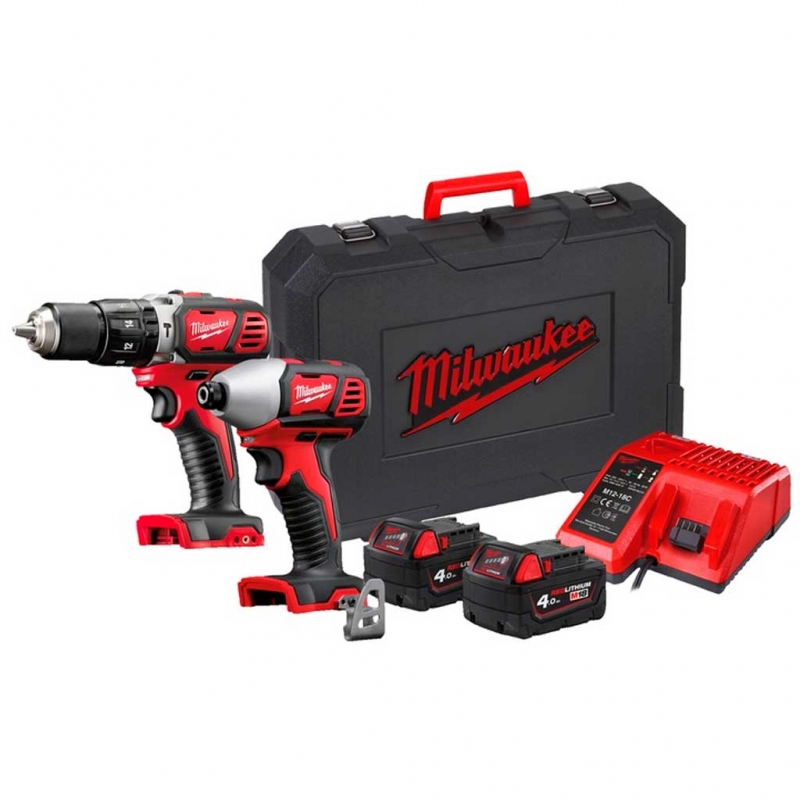 Набір акумуляторних інструментів Milwaukee M18 BPP2C-402C (4933443552)