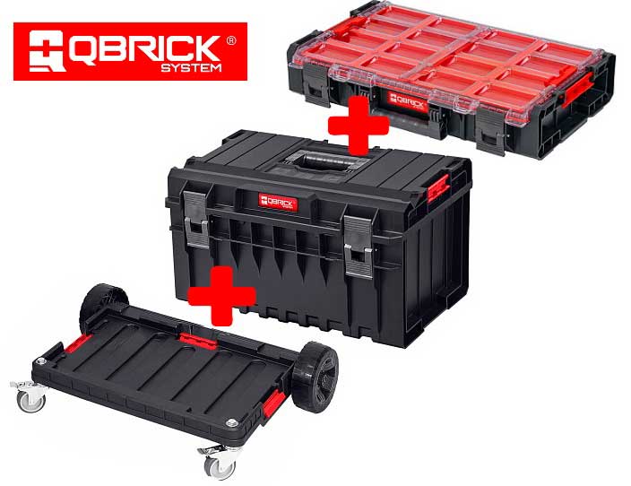 Набір ящиків для інструментів Qbrick System One (PLATFORM+350BASIC+ORGANIZER XL)