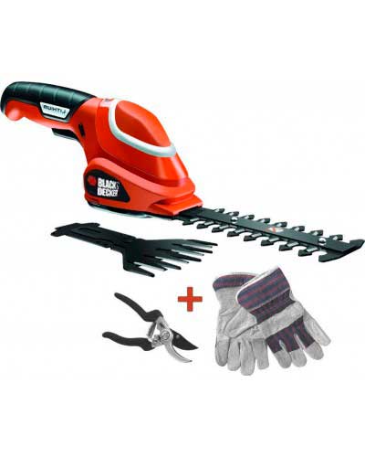 Кусторез сетевой Black and Decker  GSL700KIT