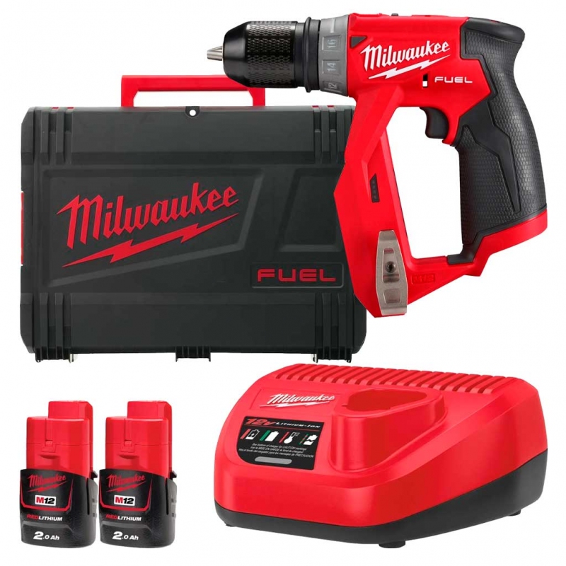 Акумуляторний дриль-шурупокрут Milwaukee M12 FDDXKIT-202X (4933464979)