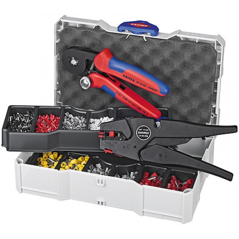 Набор кабельных наконечников для опрессовки, Knipex 97 90 12