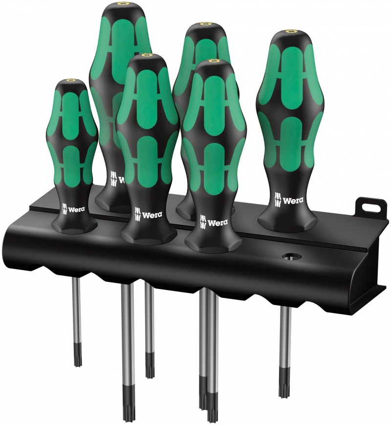 Набор отверток WERA Kraftform Plus 367/6 TORX® BO , 05138250001
