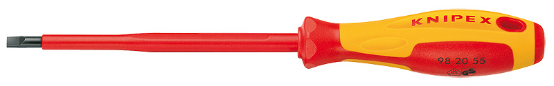 Отвертки для винтов с шлицевыми головками Knipex 98 20 40