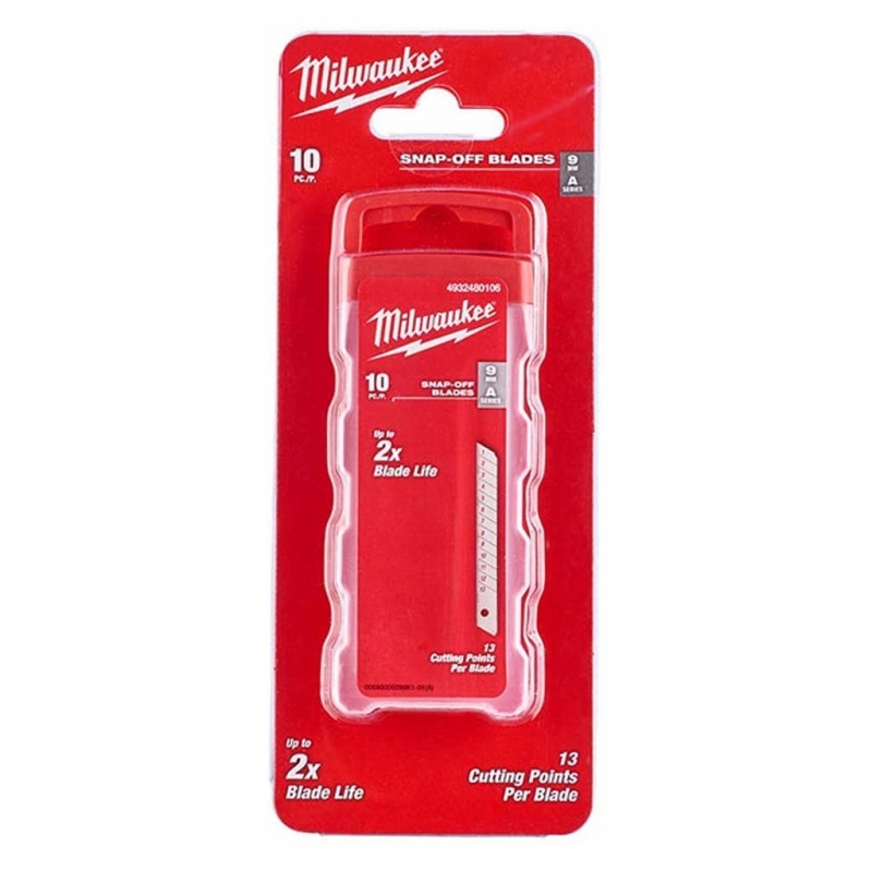 Леза сегментні Milwaukee 9 мм 10 шт. 4932480106