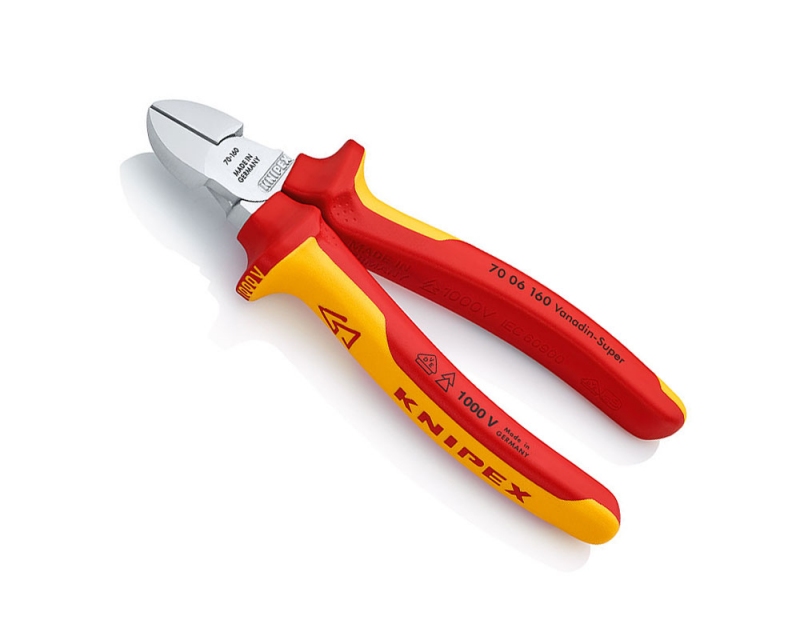 Кусачки боковые KNIPEX, 160 мм 70 06 160