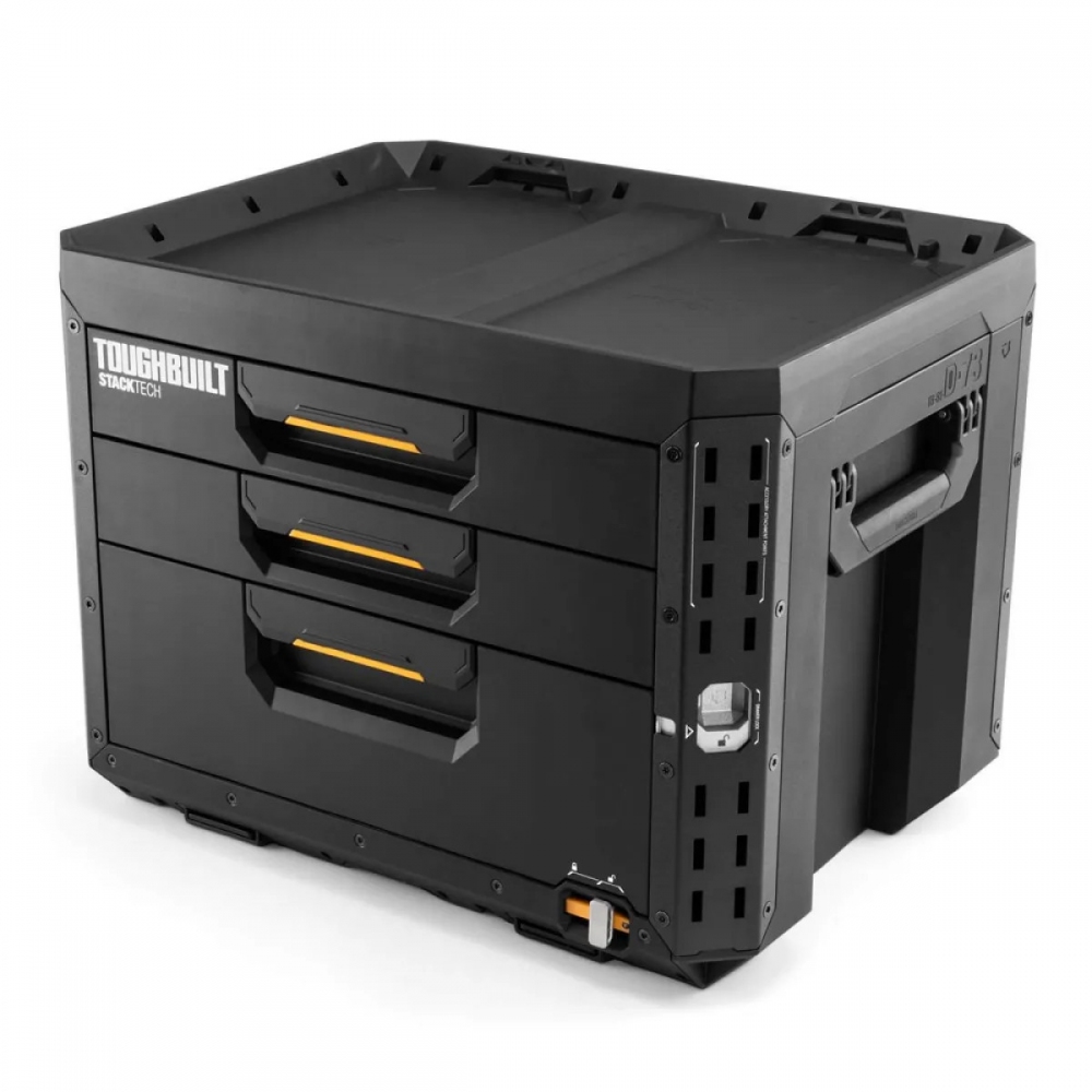 Ящик для інструментів TOUGHBUILT StackTech з 3 висувними шухлядами (TB-B1-D-73)