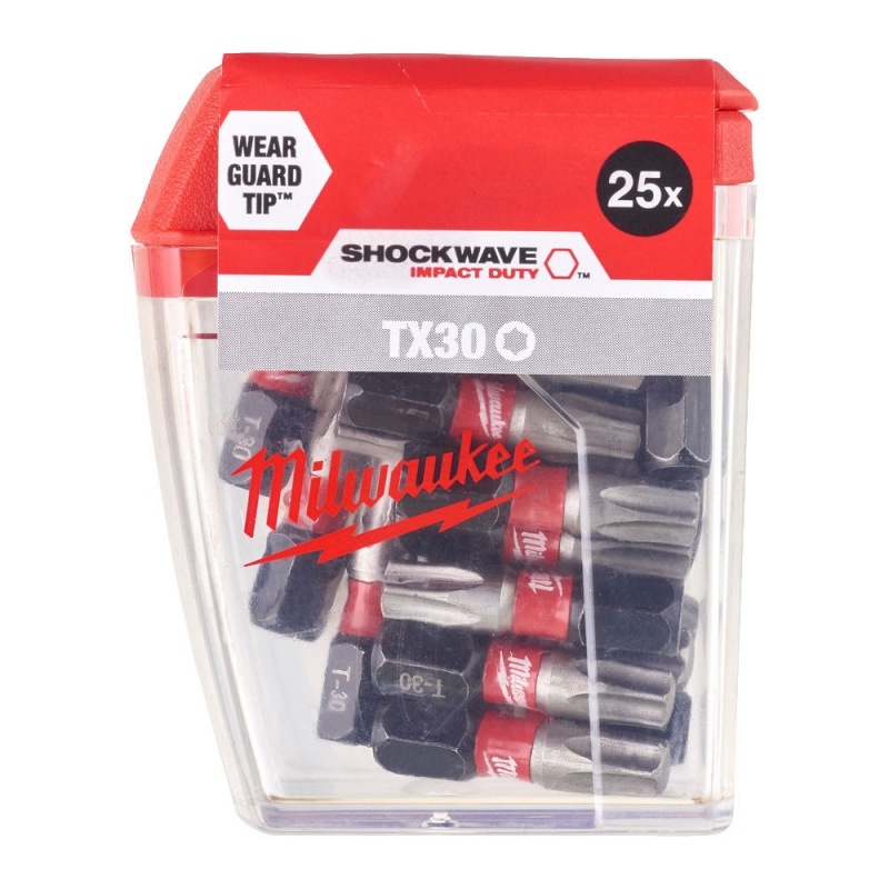 Біта Milwaukee Shockwave TX30 X 25 мм - 25 шт (4932430886)