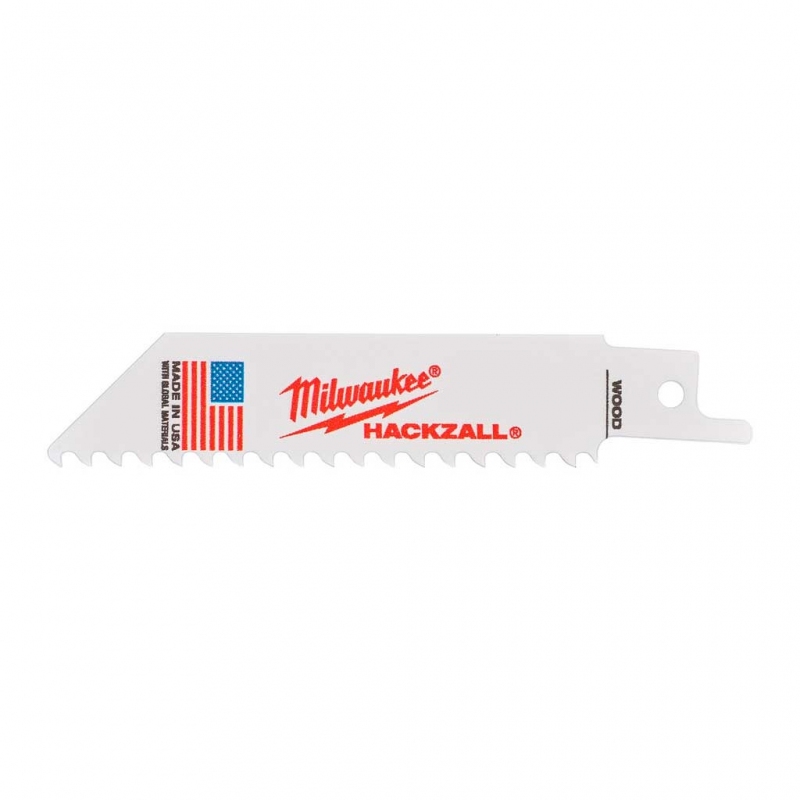Полотно для шабельної пилки Milwaukee HACKZALL 100 x 6 Tpi 5 шт (49005460)