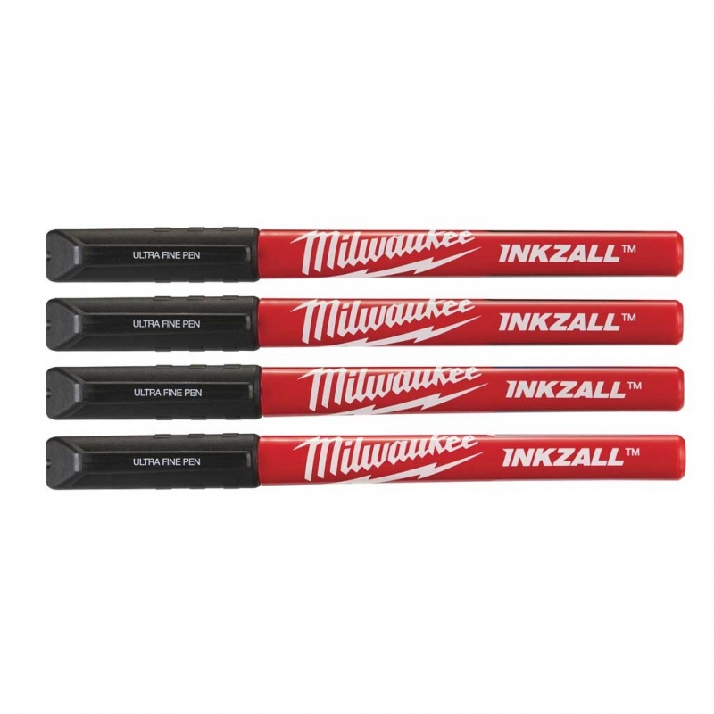Набір маркерів з надтонким пером Milwaukee InkZAll Fine Tip 4 шт (48223164)