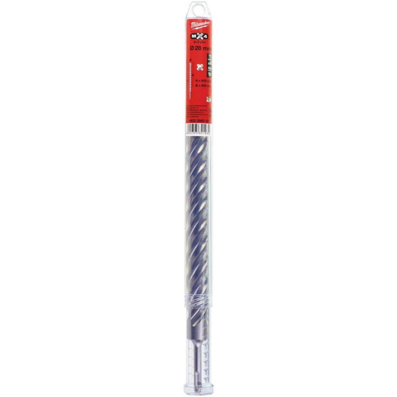Бур Milwaukee SDS-PLUS MX4 Ø28x450х400 мм (4932356510)