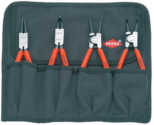 Комплект щипцов для стопорных колец Knipex, 00 19 56