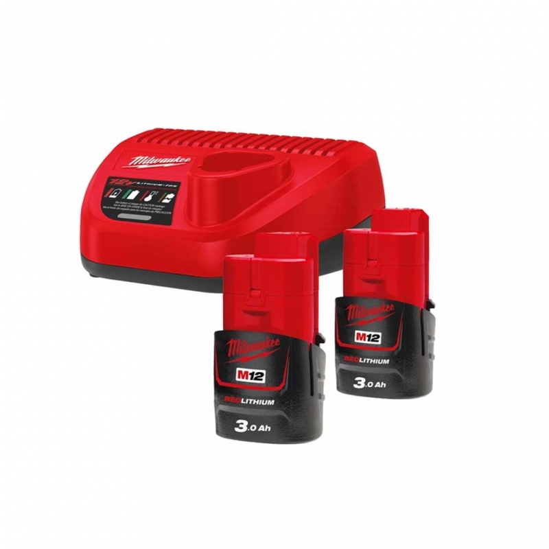 Енергокомплект Milwaukee M12 NRG-302 (4933451902)