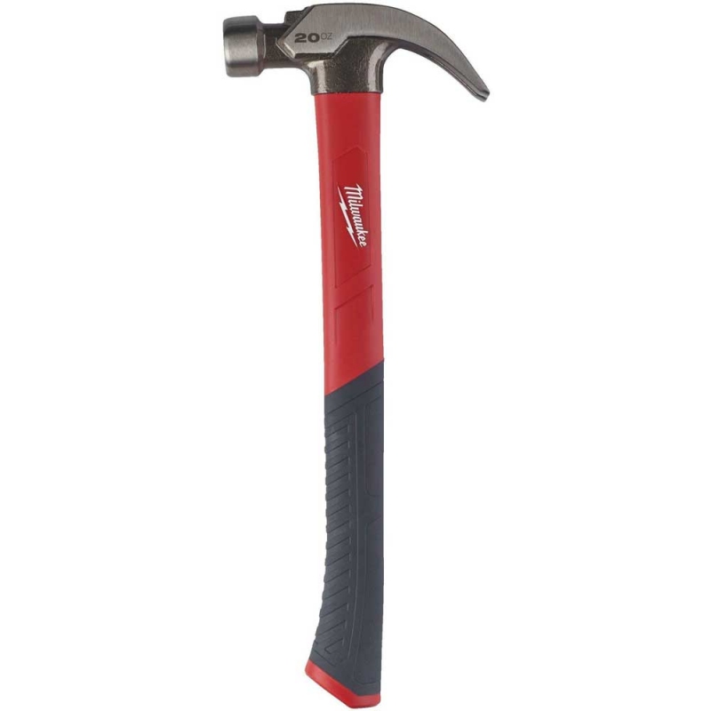 Молоток з рукояткою зі скловолокна Milwaukee 20 унцій/570 гр (4932478658)