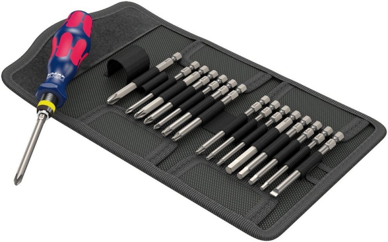 Набор Wera Kraftform Kompakt 60 Red Bull Racing, нержавеющая сталь, 05227703001