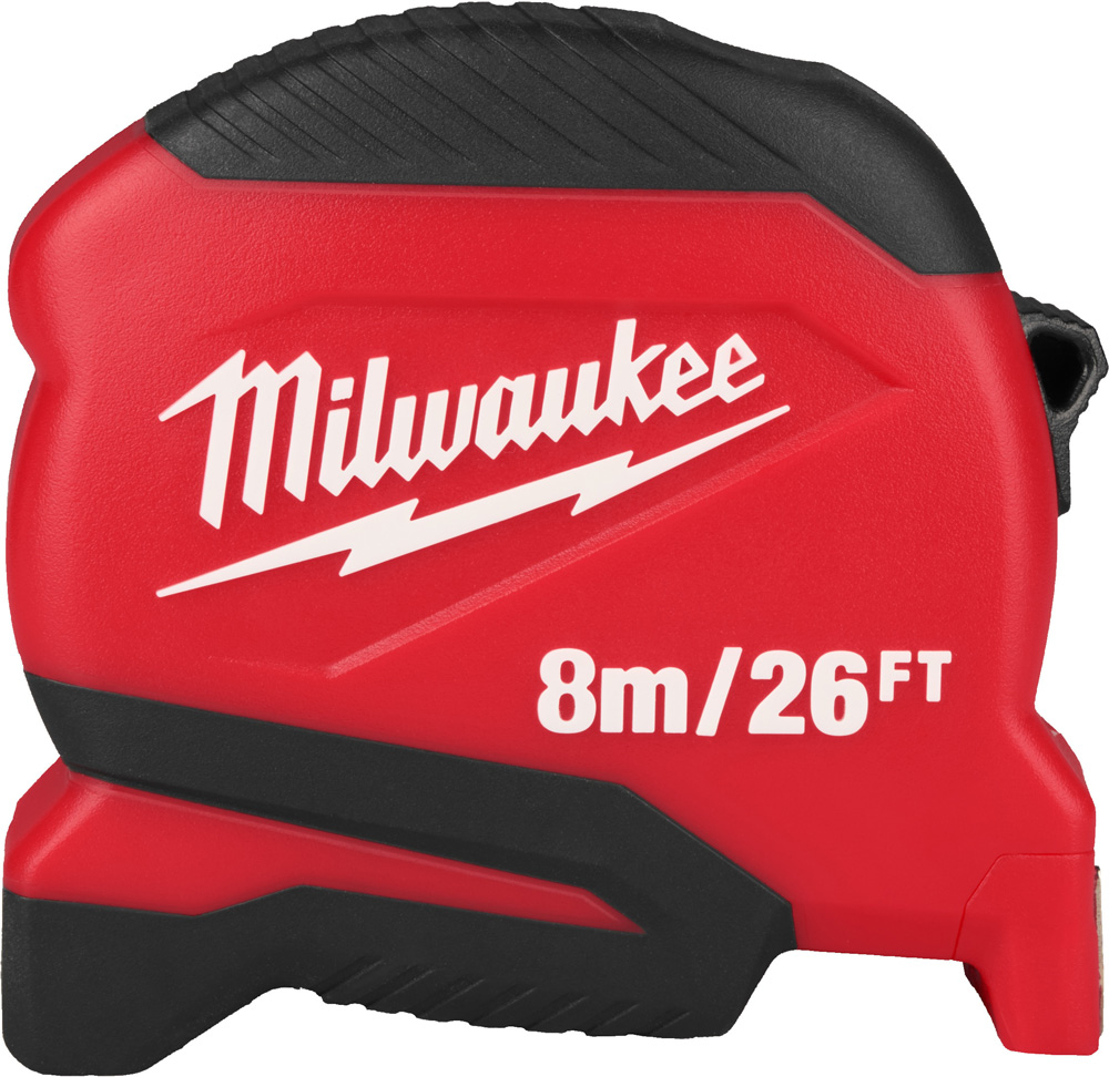 Рулетка Milwaukee Compact Gen II 8 м / 26 ft x 25 мм 4932498781