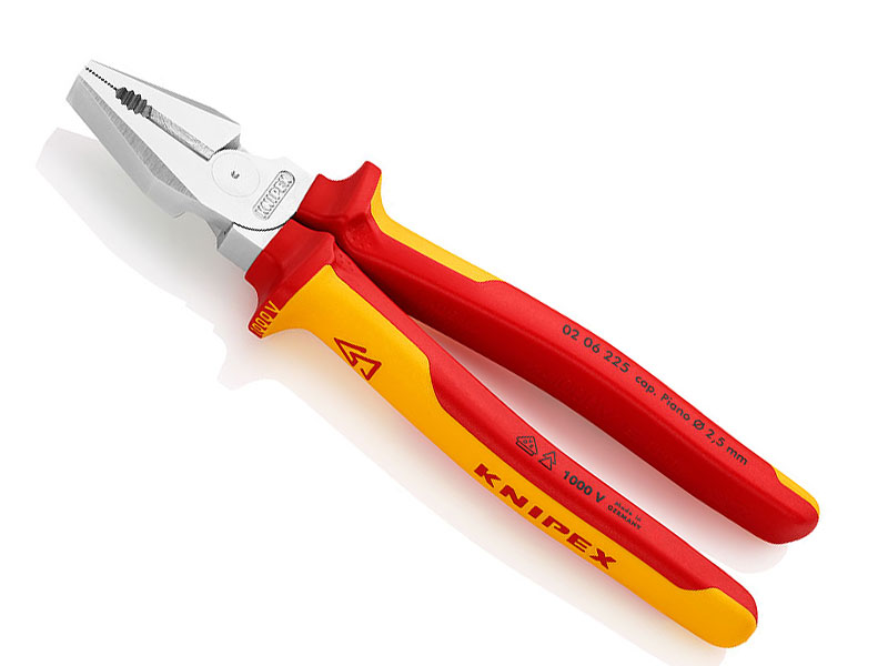 Плоскогубцы комбинированные особой мощности, 225 мм Knipex 02 06 225