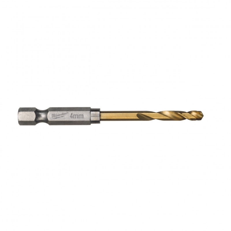 Свердло по металу Milwaukee RedHEX HSS-G TiN, Ø4 мм, 2шт (48894708)