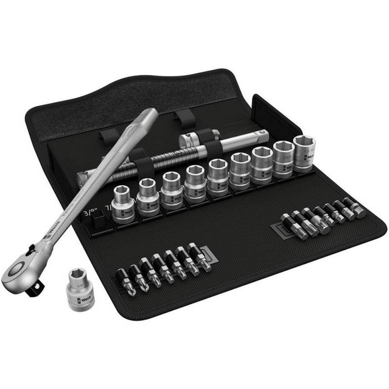 Набор с трещоткой Wera Zyklop Metal Switch 8100 SC 11, привод 1/2