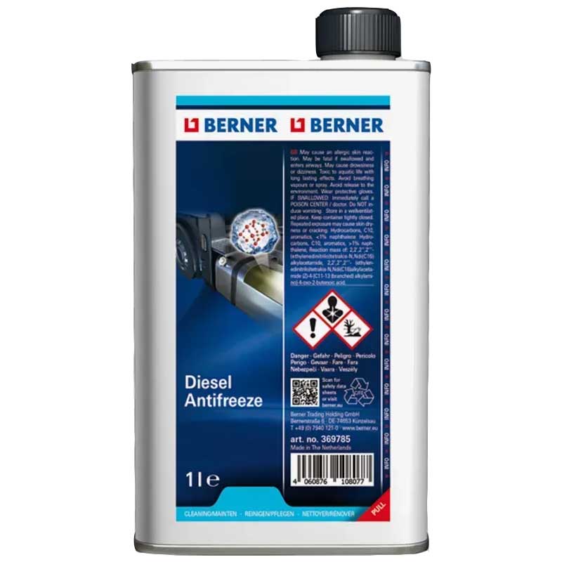 Добавка зимова для дизельного палива (Антигель) Berner 1л (369785)
