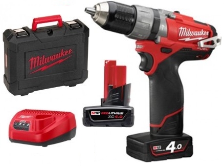 Шуруповерт аккумуляторный с функцией удара Milwaukee M12 Fuel CPD-402C