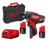 Шуруповерт аккумуляторный Milwaukee M12 BD-202C