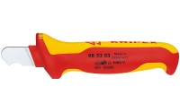 Нож для удаления оболочки круглого кабеля Knipex 98 53 03