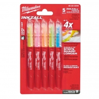 Набір текстмаркерів Milwaukee Inkzall 5 шт (48223206)