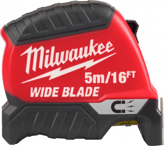 Рулетка магнітна Milwaukee Wide Blade Gen II 5 м / 16 ft x 35 мм 4932499208