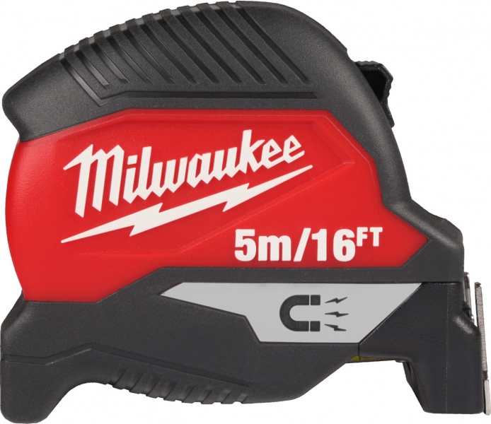 Рулетка магнітна Milwaukee Magnetic Gen IV 5 м / 16 ft x 30 мм 4932498769