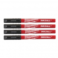 Набір маркерів з надтонким пером Milwaukee InkZAll Fine Tip 4 шт (48223164)