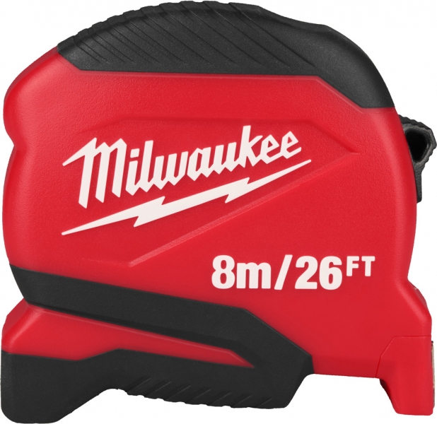 Рулетка Milwaukee Compact Gen II 8 м / 26 ft x 25 мм 4932498781
