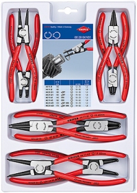 Комплект щипцов для стопорных колец Knipex, 00 20 04 V01
