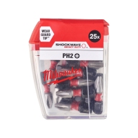 Біта Milwaukee Shockwave PH2 x 25 мм - 25 шт (4932430853)