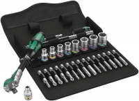 Набор с трещоткой Wera Zyklop Speed 8100 SA 9, привод 1/4