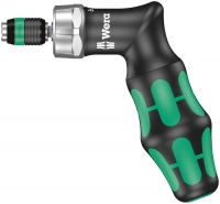 Ручка-битодержатель с трещоткой Wera Kraftform Kompakt Pistol RA, 05051030001