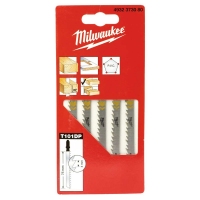 Полотна для лобзика 75x4мм T101DP Milwaukee (5шт) деревина, прямий різ (4932373080)